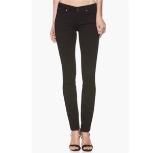 NWT - PAIGE Skyline Skinny Jeans Black Shadow - 25